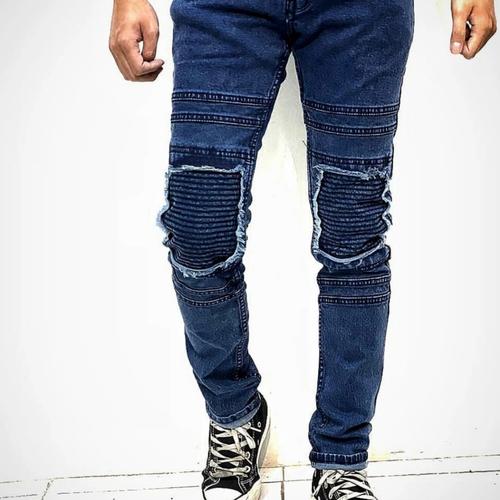 Jual CELANA JEANS PRIA SKINNY BIKER 