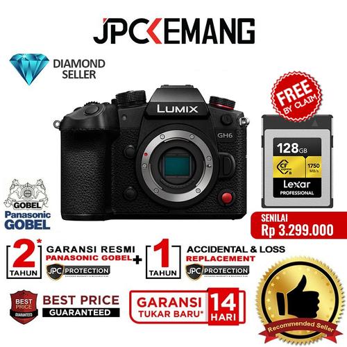 Gambar Panasonic Lumix GH6 Body Only Panasonic GH 6 Mirrorless GARANSI RESMI dari JPCKemang Jakarta Selatan Tokopedia