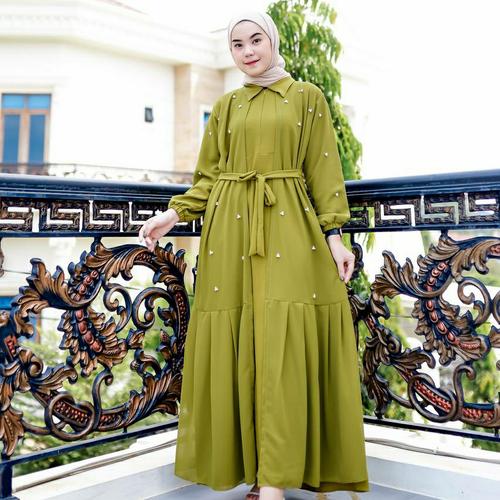 Jual OLIVA MAXI DRESS - Olive - Kota 