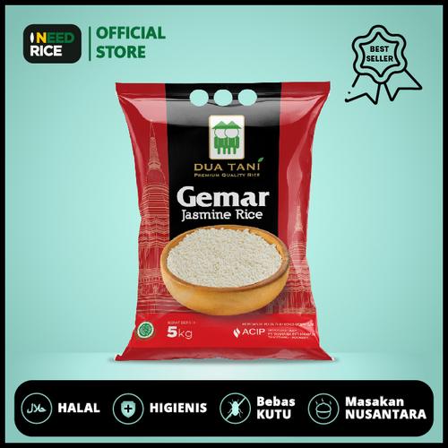Gambar Beras Dua Tani Gemar Jasmine 5kg dari ineedrice_id Jakarta Barat Tokopedia