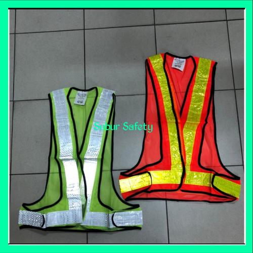 Jual Rompi Vest Safety Pengaman Model V Jaring / Rompi Jaring V ...