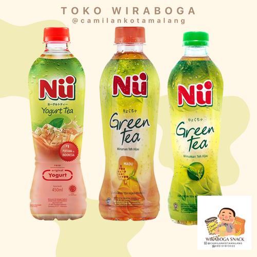 Jual NU GREEN TEA BOTOL 450 ML - HONEY - YOGHURT - GREEN TEA - Green ...