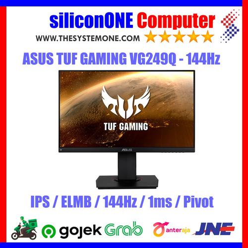 Gambar ASUS TUF GAMING VG249Q 144Hz 24" 1ms IPS Freesync Pivot dari silicon ONE Computer Kota Bandung Tokopedia