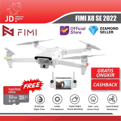 Jual FIMI X8 SE 2022 Drone RC 10KM 48MP 1/2\