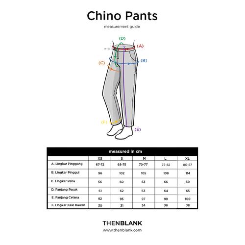 Jual THENBLANK Chino Pants Black - M 