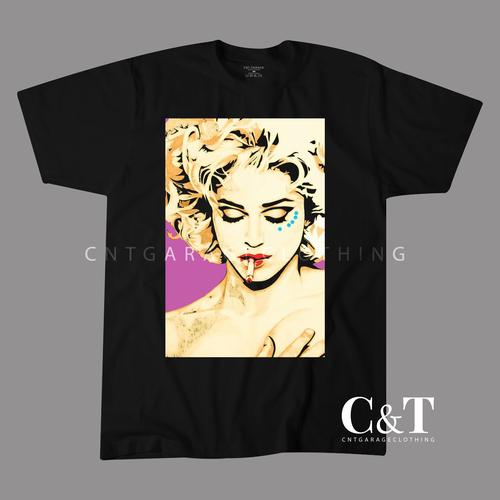 Jual KAOS MADONNA WANITA UNISEX 