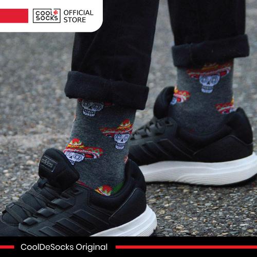 Gambar CoolDeSocks Original | Kaos Kaki Motif - Sombrero Skulls dari CoolDeSocks undefined Tokopedia