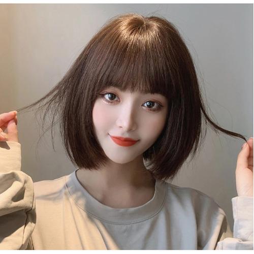 Gambar Wig Wanita Pendek MOdel Bob Poni Depan 02 - Hitam dari efef shop 2 Jakarta Barat Tokopedia