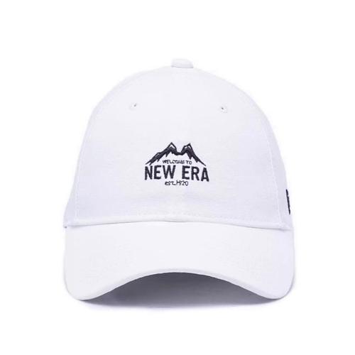 Jual New Era Cap Trucker Mountain White 