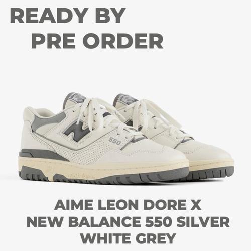 new balance silver white