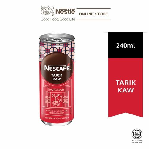 Jual nescafe tarik kaw kopitiam kopi susu milk coffee 240ml Jakarta