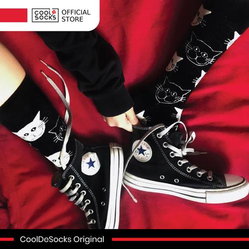 Gambar CoolDeSocks Original | Kaos Kaki Fashion - Black and White Cats dari CoolDeSocks Official Jakarta Barat Tokopedia