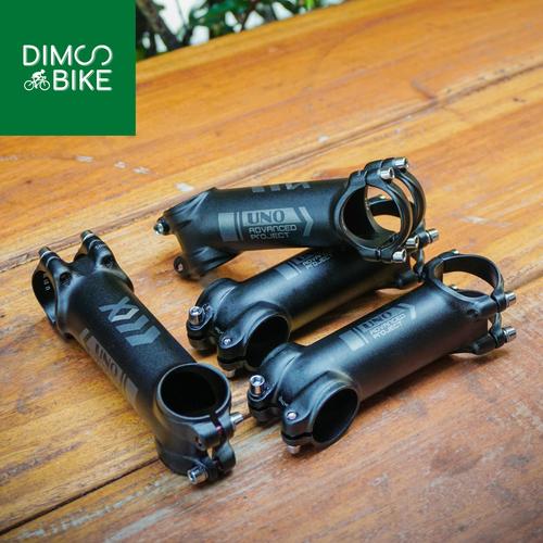 Attacco Manubrio Bici Da Corsa Uno UltraLight 31.8mm -7°/-17° - Lunghezze Da 60 A 130mm