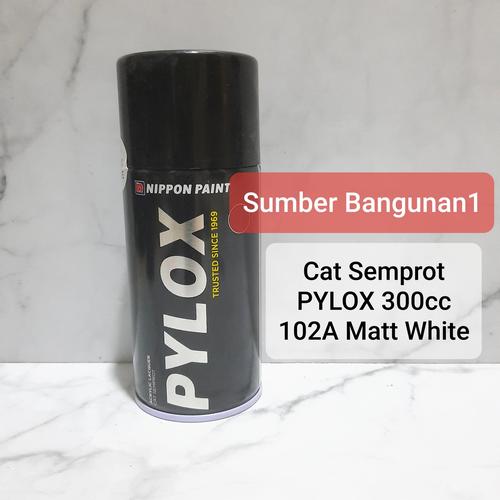 Jual Pylox 102A Matt White putih doff dop pilox cat semprot tembok besi ...