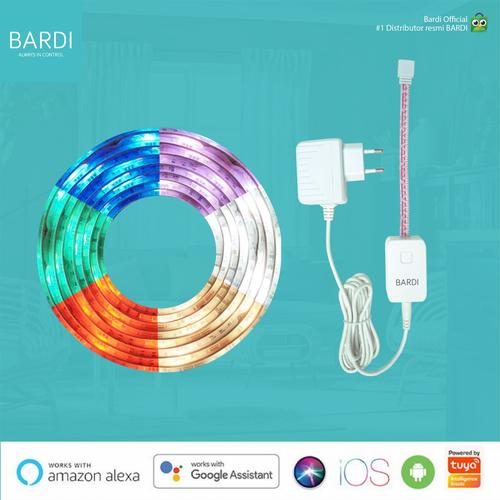 Jual BARDI LED Strip RGBWW 2m + Adaptor 4m WiFi Control by App