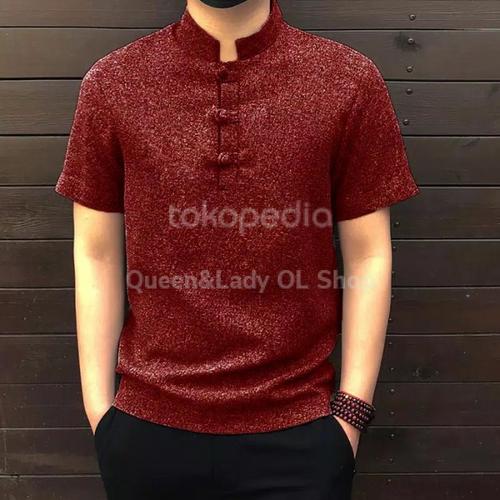 Jual kemeja pria blouse atasan imlek 
