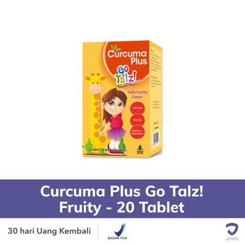 Gambar Curcuma Plus Go Talz! Fruity - 20 Tablet - JOVEE dari Jovee Jakarta Selatan Tokopedia