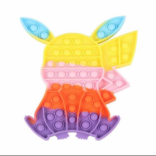 Jual POP IT TERBARU Rainbow Pikachu 