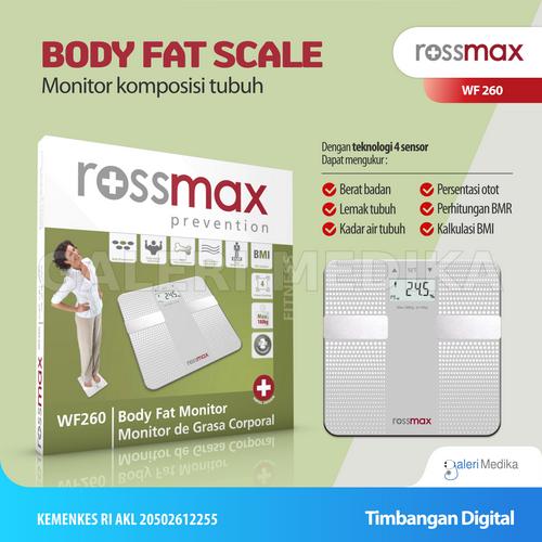 Jual Timbangan Lemak Rossmax WF260 / WF260 Body Fat Monitor Kab