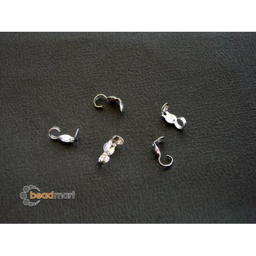 Gambar Manik Metal, Clamshell Knot Cover, 3.6mm, 1 Pack, Bahan Aksesoris dari Beadmart Kab. Gianyar Tokopedia