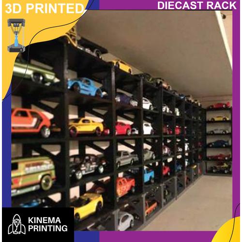Jual 1:64 Diecast Rack Hotwheels Matchbox Majorette Rak 3D Print Set ...