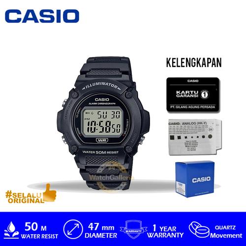 Gambar Casio General W-219H-1AVDF/W-219H-1AVDF/W-219H Original Murah dari GrosirGshock Jakarta Pusat Tokopedia