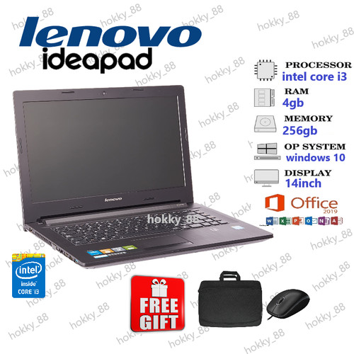 Jual Laptop Lenovo Ideapad Core i3 Ram 4gb 128gb SSD Wind 10