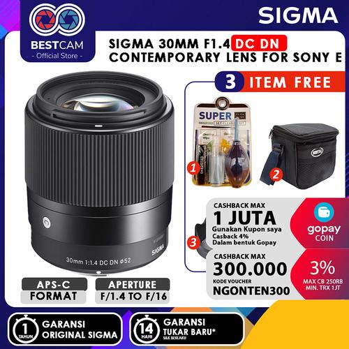 Gambar Sigma 30mm F1.4 DC DN Contemporary Lens For Sony E dari BestCam Jakarta Utara Tokopedia