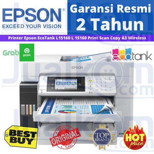 Jual Printer Epson EcoTank L15160 L 15160 Print Scan Copy A3 Wireless ...