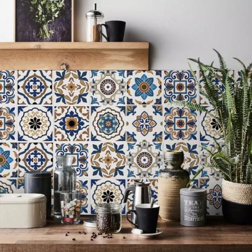 Jual wallpaper sticker kitchen dapur kamar mandi bahan aluminium foil