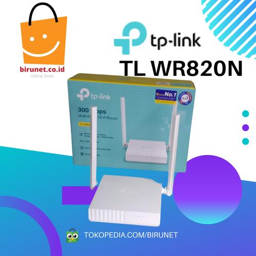 Gambar TP-Link TL-WR820N 2.4Ghz 300Mbps Wireless Indoor dari Birunet Kab. Jombang Tokopedia