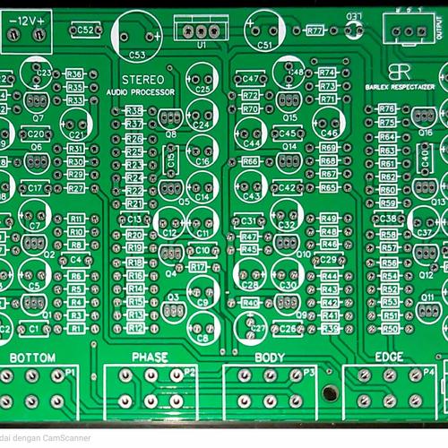 Jual PCB AUDIO PROCESSOR 12V DC NON CT DESIGN BARLEX RESPECTAIZER - Kab