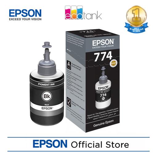 Jual Epson tinta T7741 Pigment Black Ink Bottle 140ml C13T774140 - Jakarta  Barat - Epson Official | Tokopedia