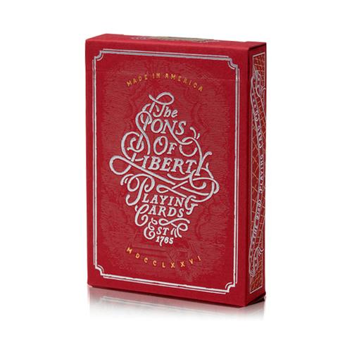 Gambar Kartu Remi Import Sons of Liberty Patriot Red (Playing Cards) dari Card Story Jakarta Barat Tokopedia