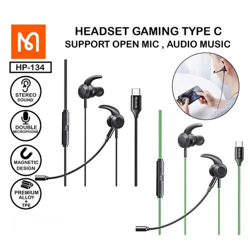 Jual Earphone Headset Gaming Type C 