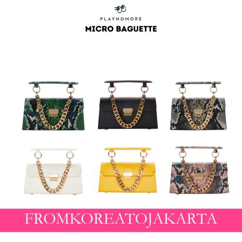 Jual Playnomore Micro Baguette Black Saffiano Kab Tangerang Fromkoreatojakarta Tokopedia