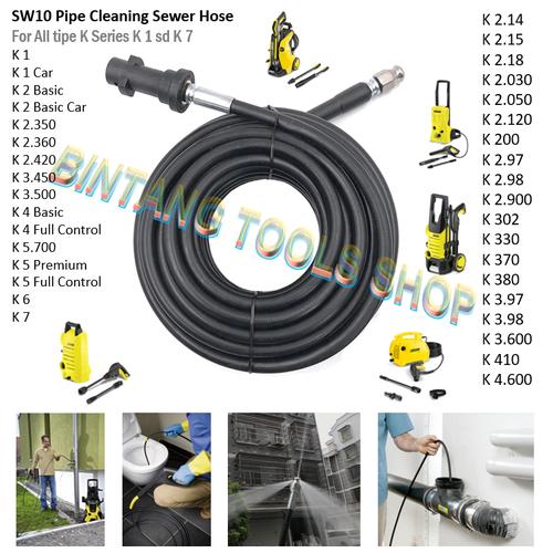 Jual Replacement Karcher Pipe Cleaning Kit PC15 Sewer Hose for K1 K2 K3