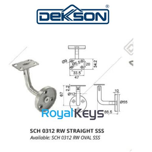 Jual Railing Tangga Staircase Holder Dekson Dekkson SCH 0312 RW SSS ...