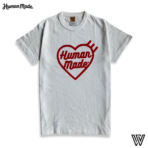 Jual Human Made Front Heart Logo White 