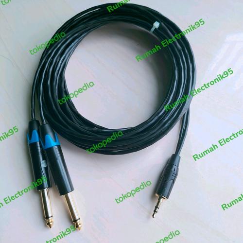 Jual KABEL JACK JEK HP / LAPTOP KE MIXER AUDIO 3,5MM STEREO TO 6,5MM