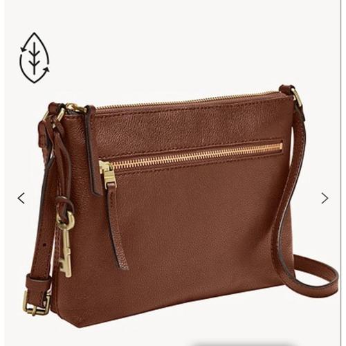 Jual Fossil Fiona Small Crossbody Brown 