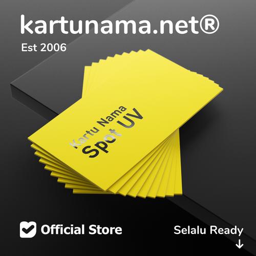Gambar Kartu Nama Spot UV dari Kartu Nama Indonesia Jakarta Selatan Tokopedia
