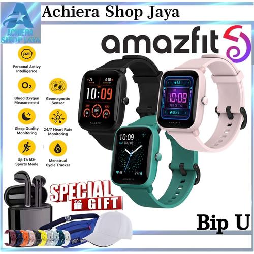 Jual Amazfit Bip U Pro BipU Smartwatch International Version Garansi Resmi  - Bip Pro-Black, Free AG - Jakarta Utara - Achiera-Shop-Jaya | Tokopedia