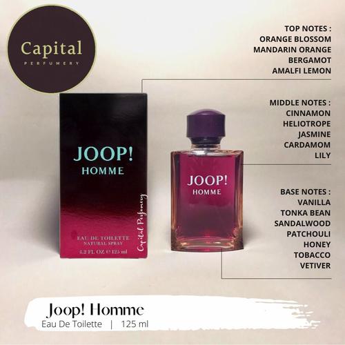 Joop Homme Edt Vaporisateur 125 ml di Capital Perfumery Tokopedia