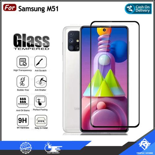 Anti Gores M51 Matte Tempered Glass Samsung M51 Tempered Glass