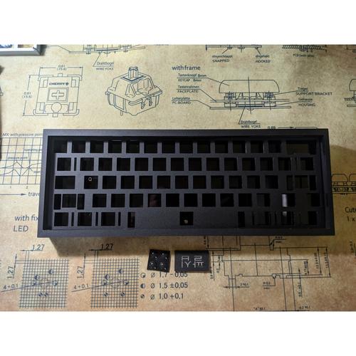Jual Zerosixty Custom Mechanical Keyboard Acrylic Gasket mount Case