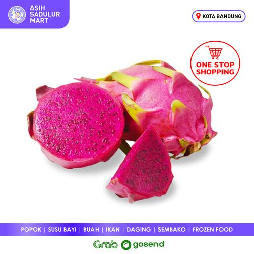 Gambar Buah Naga Merah Segar Bandung 1kg - 500g dari ASIH SADULUR MART Kota Bandung Tokopedia