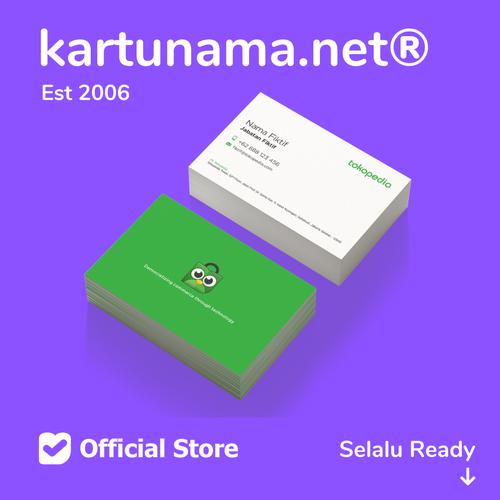 Gambar Kartu Nama Extra Tebal - Cetak 1 sisi dari Kartu Nama Indonesia Jakarta Selatan Tokopedia