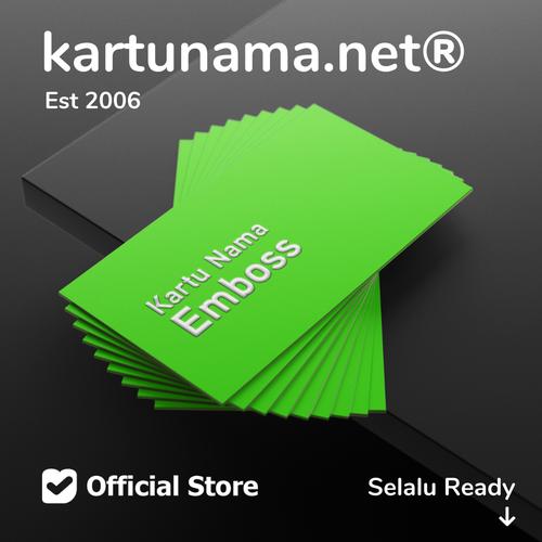 Gambar Kartu Nama Emboss / Timbul dari Kartu Nama Indonesia Jakarta Selatan Tokopedia
