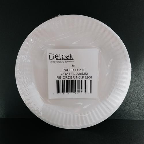 Gambar piring detpak 9 /besar/ polos /kertas uk 23x23 dari SAri pLastik 2 Jakarta Selatan Tokopedia